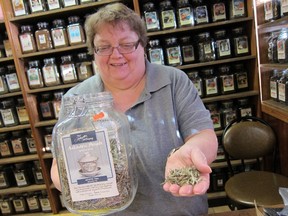 Elsie Robock, tea expert at Glenn’s Family Restaurant in Red Deer, is responsible for what’s brewing in Hooper’s brain. (SUPPLIED)