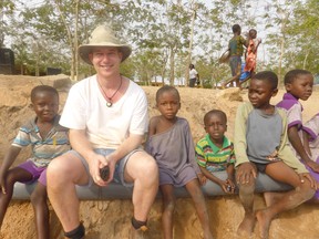 Chuck Catton of Chatham was technical supervisor for a project that brought a supply of clean water to the community of Kanuwloe, Ghana.