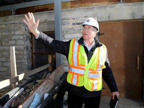 Project manager Rob Crothers during a media tour of the J.K. Tett Centre on Monday. IAN MACALPINE/KINGSTON WHIG-STANDARD/QMI AGENCY