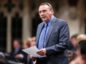 John Duncan speaks during Question Period in the House of Commons on Parliament Hill in Ottawa Dec. 3, 2013. REUTERS/Chris Wattie