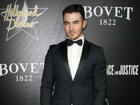 Kevin Jonas at the 7th Annual Hollywood Domino & Bovet 1822 Gala held at Sunset Tower Hotel in Los Angeles, California, United States on February 27, 2014. (Adriana M. Barraza/WENN.com)