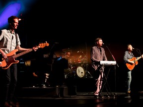 (Left to right) Jim Creeggan, Tyler Steward, Kevin Hearn and Ed Robertson of the Barenaked Ladies. They're among the bands performing at the 2014 Ottawa Bluesfest, wrapping up the night on Friday, July 11 at 9:30 p.m.
Ian Kucerak/Edmonton Sun/QMI Agency