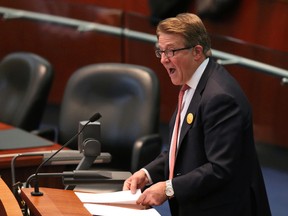 Porter Airlines president Robert Deluce speaks to Toronto city council's executive committee on Thursday. (MICHAEL PEAKE/Toronto Sun)