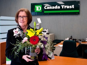 Margaret Palmer celebrated 25 years of working with TD Canada Trust in Vermilion this past week.