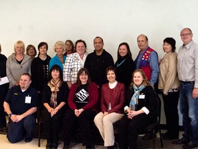 Front row:  Mike Gaudet, Kathy Anderson, Pat Calyniuk, Carol Coleman, Lindsay Rempel
Middle row:  Susie Georget, Shana Donnelly, Yvonne Fizer, Brenda Lee, Anna Giesbrecht, Ian Hill, Leila Hickman, Dave Clennett, Corinne McGirr, Shawn Jacula
Hidden Back Row:  Jean Vidal, Shirley McRobert