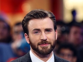 Actor Chris Evans arrives at the UK premiere of "Captain America: The Winter Soldier" at Shepherds Bush in London, March 20, 2014. (REUTERS/Paul Hackett)