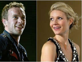 A combination photo of singer Chris Martin of Coldplay performing during a concert as part of their "Viva La Vida" tour in Barcelona September 4, 2009 and actress Gwyneth Paltrow posing during the premiere of her film "Iron Man" in Berlin April 22, 2008. Actress Paltrow and husband Martin, the lead singer of alt-rock band Coldplay, said on March 25, 2014 they are separating after 10 years of marriage.