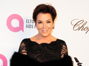Television personality Kris Jenner arrives at the 2014 Elton John AIDS Foundation Oscar Party in West Hollywood, California March 2, 2014. REUTERS/Gus Ruelas