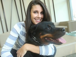 Tamara Seibert and Vado on March 26, 2014. (Jack Boland/Toronto Sun)