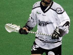 Jarrett Toll played strictly for the Rush during the 2012 season and finds himself on the NLL team's practice roster now that the CIS hockey season is over. (Edmonton Sun file)