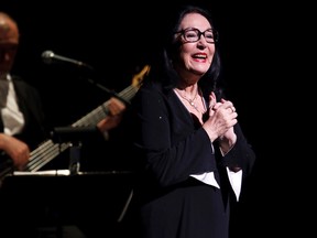 Nana Mouskouri performs at the the Jubilee Auditorium on Wednesday. (FILE PHOTO)