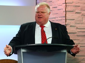 Mayor Rob Ford. (DAVE ABEL/Toronto Sun)