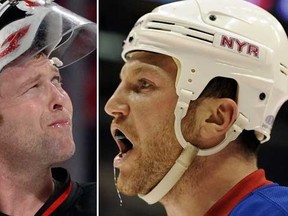 Martin Brodeur and Sean Avery are not buddies. (QMI Agency/Getty Images)