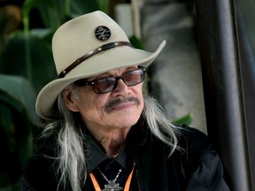 Terry Lusty poses for some photos at the Truth and Reconciliation event held at the Shaw Conference Centre in Edmonton, Alberta on Thursday, March 27, 2014.  Perry Mah/ Edmonton Sun