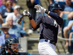 Centre-fielder Jacoby Ellsbury left the Red Sox to sign with their hated rivals in New York, which should be enough to push the Yankees past them in the AL East standings, but not enough to win the division. (USA TODAY SPORTS, photo)