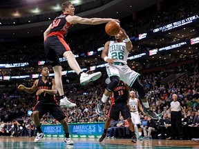 One player that does have playoff experience is Raptors forward Tyler Hansbrough. The forward played for the Indiana Pacers last season in their run through the post-season. (USA TODAY/photo)