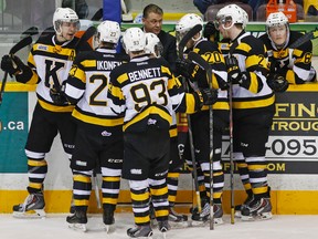 The Kingston Frontenacs face the Peterborough Petes in Game 5 of their OHL Playoffs series tonight at the Rogers K-Rock Centre.
Clifford Skarstedt/Peterborough Examiner/QMI Agency
