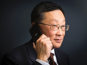 Blackberry CEO John Chen poses for a portrait in Toronto, March 26, 2014.    REUTERS/Mark Blinch
