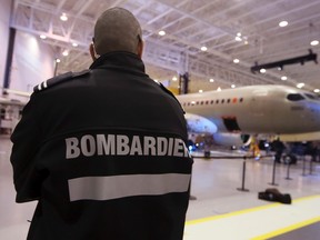 The Bombardier assembly facility in Mirabel, Quebec, March 7, 2013.  (REUTERS/Christinne Muschi)