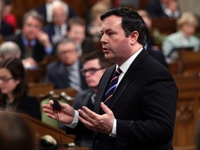 Canada's Employment and Multiculturalism Minister Jason Kenney speaks during Question Period in the House of Commons on Parliament Hill in Ottawa March 27, 2014. REUTERS/Chris Wattie