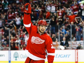 Detroit Red Wings forward Tomas Tatar is facing eviction from his condo, which is co-owned by teammate Darren Helm. (USA Today)