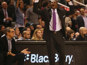 Dwane Casey and the Raptors are headed back to the post-season. (QMI Agency/Photo)