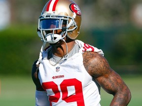 Authorities say 49ers cornerback Chris Culliver was arrested in San Jose on felony hit-and-run and weapons charges on Friday, March 28, 2014, authorities said. (Jeff Haynes/Reuters/Files)