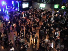 General atmosphere from the 2014 Juno Awards weekend official kickoff at the Canadian Museum of Human Rights. (Kevin King/Winnipeg Sun)