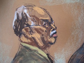Dr. Kermit Gosnell, 72, is shown in this courtroom artist sketch during his sentencing at Philadelphia Common Pleas Court in Philadelphia, Pa., on May 15, 2013. (REUTERS/Jane Rosenberg)