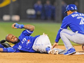 Jose Reyes' ankle injury on April 12 last year put the Jays in a deep hole early and they never recovered. (Reuters)