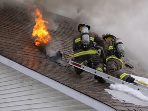 Ottawa fire crews battled a house fire near Vars Saturday, March 29, 2014. It's believed an explosion occurred at the home igniting the blaze. Nobody was injured.
OTTAWA FIRE PHOTOS/Ottawa Sun/QMI AGENCY