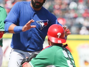 Blue Jays' Jose Bautista has never been to the post-season, his streak likely won’t end in 2014. (Veronica Henri/Toronto Sun)