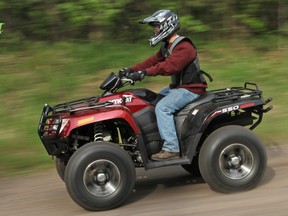A photo of a similar machine to the ATVs stolen from the Cervus/John Deere dealership, Sunday, March 30. Photos submitted by the RCMP.