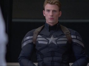 Chris Evans as Captain America in The Winter Soldier.

(YouTube/Disney)