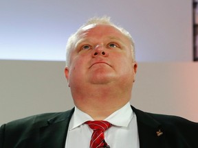 Toronto Mayor Rob Ford. (Toronto Sun files)