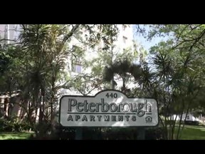 Peterborough Apartments. (Tampa Bay Times video screenshot)