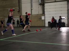 Screen grab from the UDodge Dodgeball tournament. Edmonton Sun