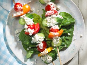 Greek Salad Kabobs