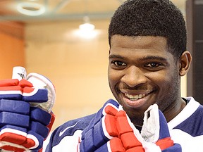 P.K. Subban was a sixth-round steal for the Belleville Bulls at the 2005 OHL draft. (QMI Agency)