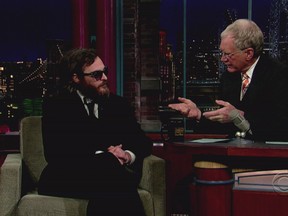 Joaquin Phoenix and David Letterman unenthusiastically discuss Phoenix leaving acting in this 2009 interview. It was one of the most awkward moments on Late Night.