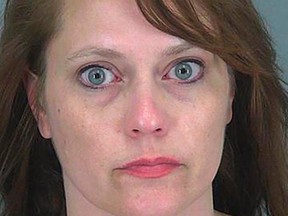 Stephanie Greene, 39, of Campobello, South Carolina is pictured in this undated handout police booking photo.

REUTERS/Spartanburg County Sheriff's Office Detention Center/Handout via Reuters