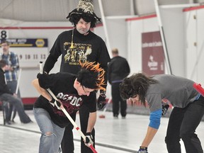 Curlers put on their best costumes for the Portage Curling Club's Last Chance Bonspiel Apr.5. (Kevin Hirschfield/THE GRAPHIC/QMI AGENCY