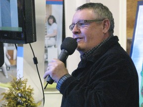 Gardening expert Denis Flanagan charms visitors to the Sarnia Home Show with landscaping tips. NEIL BOWEN/THE OBSERVER/QMI AGENCY