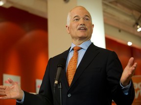 Former NDP leader Jack Layton is pictured in April 2011. (QMI AGENCY PHOTO)