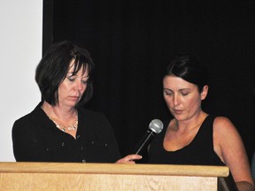 Top left: Team for Success co-ordinator Maureen Kendal talks about how important the Community Lunch Box program has become to Whitecourt schools.