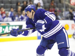 Maple Leafs centre Dave Bolland didn’t practice on Monday, but could play on Tuesday in Tampa. (Ernest Doroszuk/Toronto Sun)
