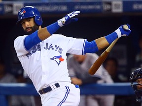 Jose Bautista of the Toronto Blue Jays. (DAVE ABEL/Toronto Sun)