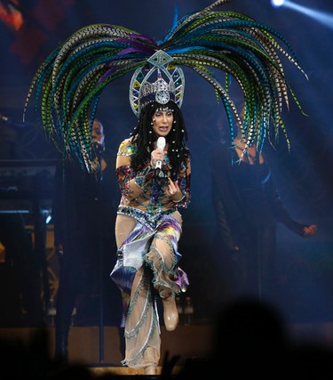 Cher in concert at the Air Canada Centre  in Toronto, Ont. on Monday April 7, 2014. Craig Robertson/Toronto Sun/QMI Agency