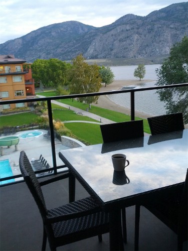 The view from a suite at the Watermark Beach Resort in Osoyoos, B.C. KERRI BREEN/QMI AGENCY