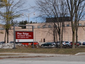 Jennifer Kurka is listed as a faculty member at Pine Ridge Secondary School in Pickering on that school’s website. (SHAWN JEFFORDS/Toronto Sun)